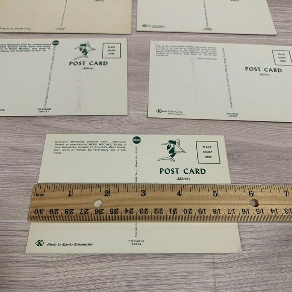 Vintage Weeki Wachee Girls Mermaids Postcards Ephemera Unused Lot Of 5 - Picture 8 of 9